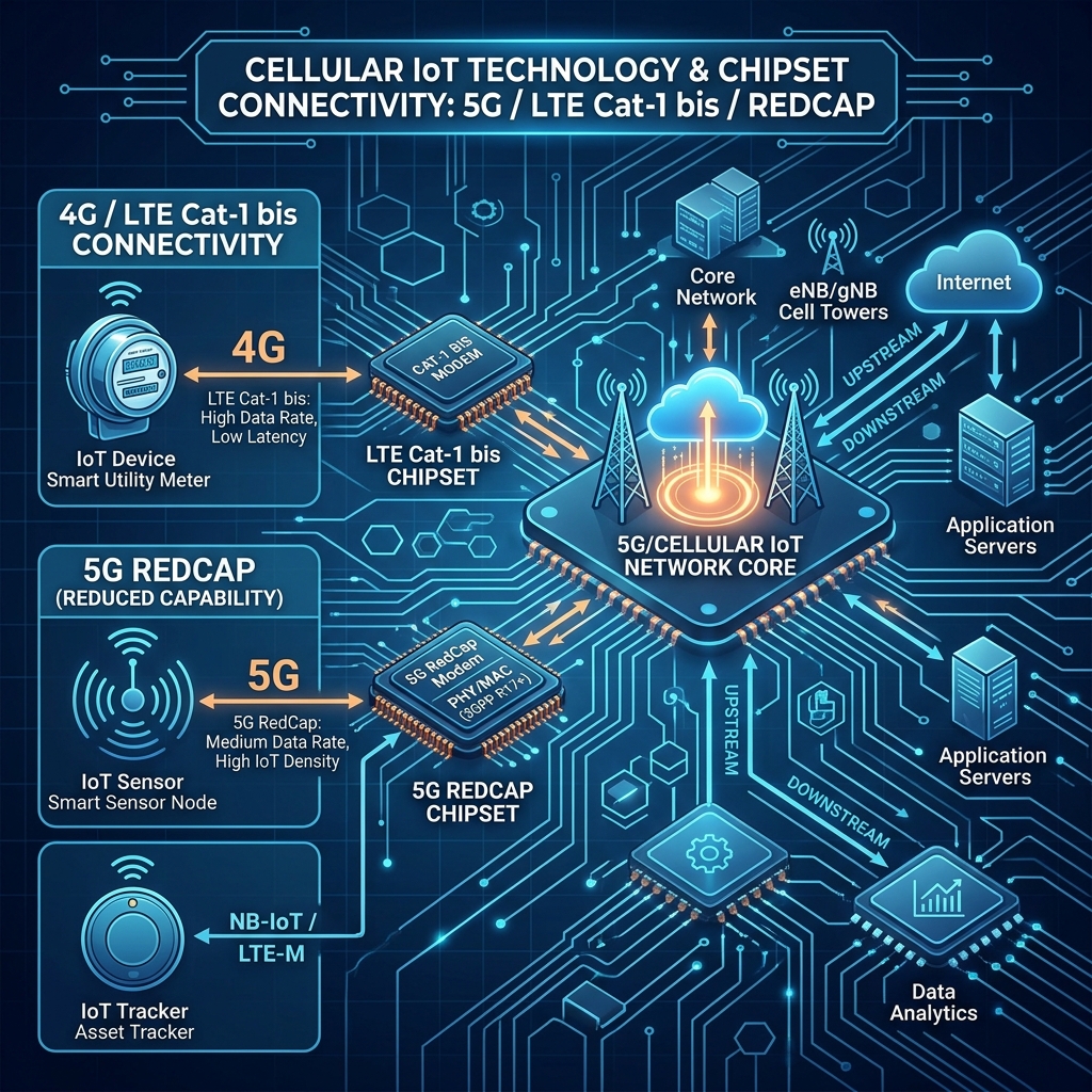 اتجاهات IoT في MWC 2026: كيف تُغيّر مستقبل الأساطيل 1 شبكات IoT الخلوية - Cat 1 bis و RedCap