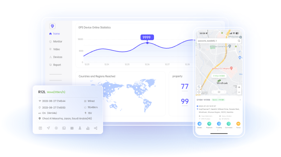 برنامج تتبع المركبات WhatsGPS: مراجعة شاملة 2026 1 برنامج تتبع المركبات WhatsGPS - لوحة تحكم إدارة الأساطيل