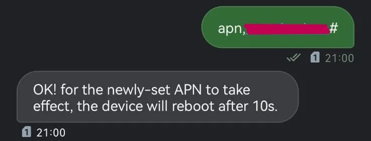 طريقة تفعيل جهاز التتبع GT06N GPS Tracker 4 الرد على أمر APN عند تفعيل جهاز تتبع GT06N
