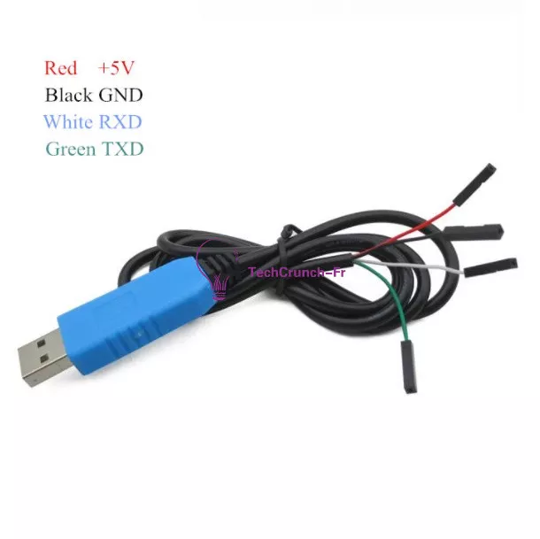 طريقة تغيير سيريال GT06N IMEI 3 PL2303TA USB TTL to RS232 Converter Serial Adapter