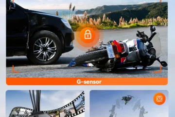 كاميرا دراجة نارية للحماية من الحوادث