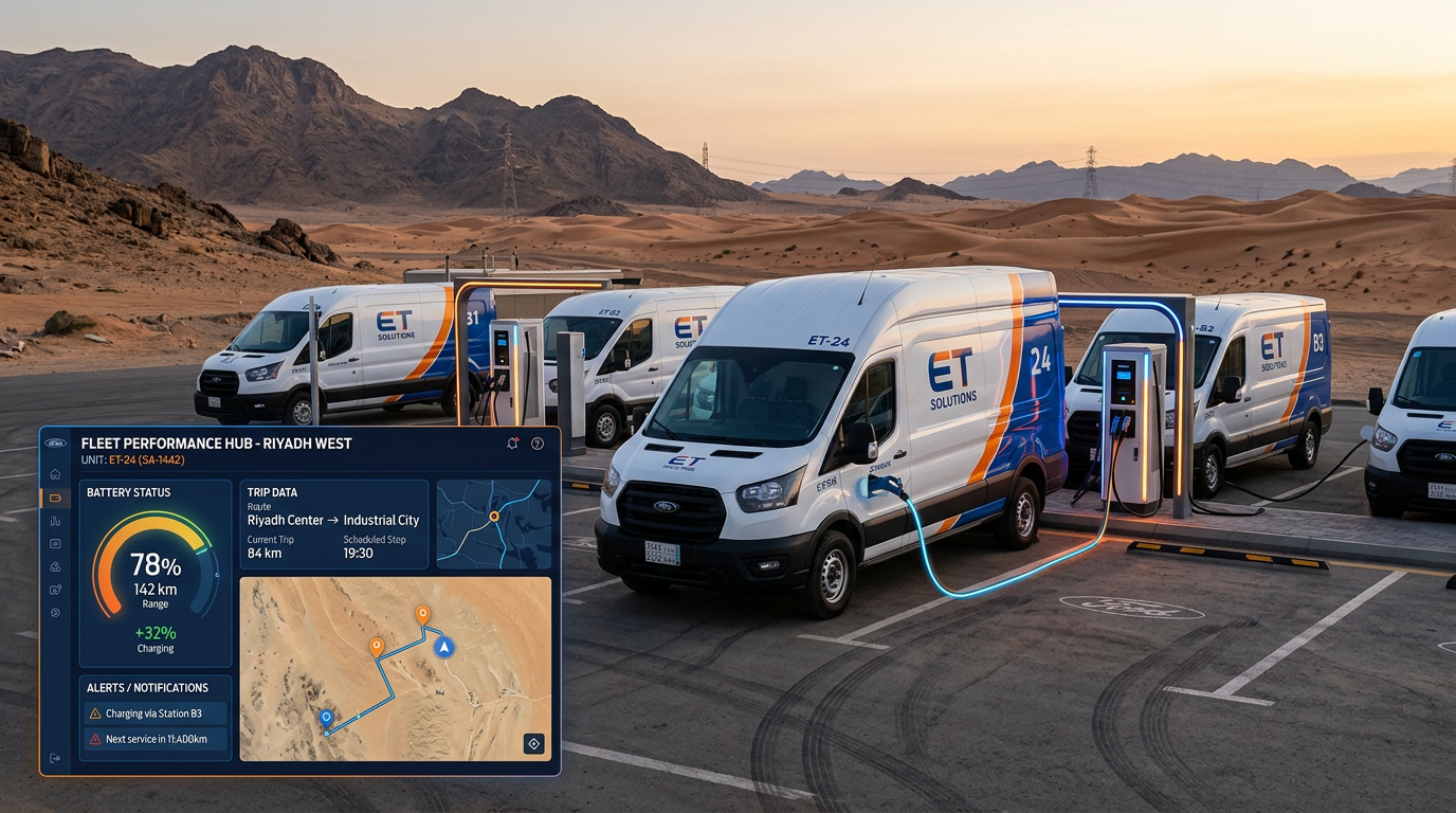 الانتقال الكهربائي للأسطول: كيف تُجهّز أسطولك ببيانات Telematics في 2026