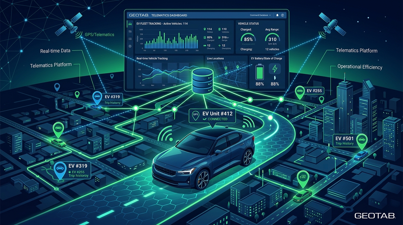 تتبع المركبات الكهربائية: Geotab تضم Polestar لشبكتها 2026