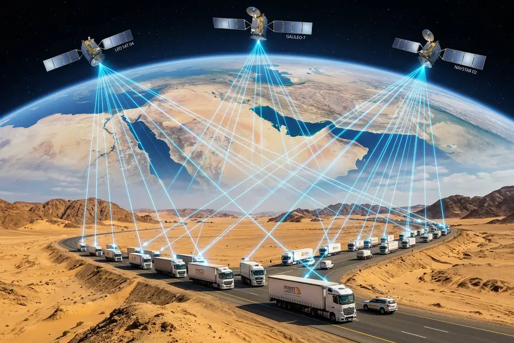تتبع المركبات عبر الأقمار الصناعية: استحواذ إيريديوم