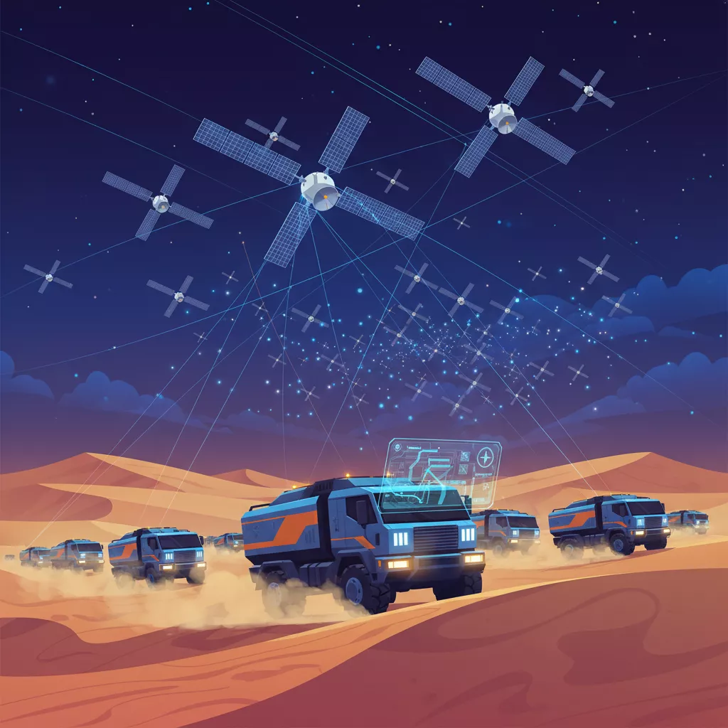 تقنية Iridium STL: ملاحة الأسطول بدقة 50 متراً بدون GPS