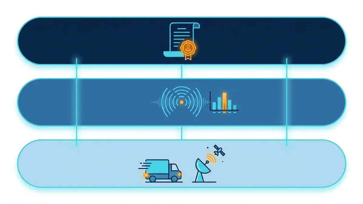 الشبكات غير الأرضية: ثلاث طبقات — التنظيم، الطيف، الاستخدام على الأرض