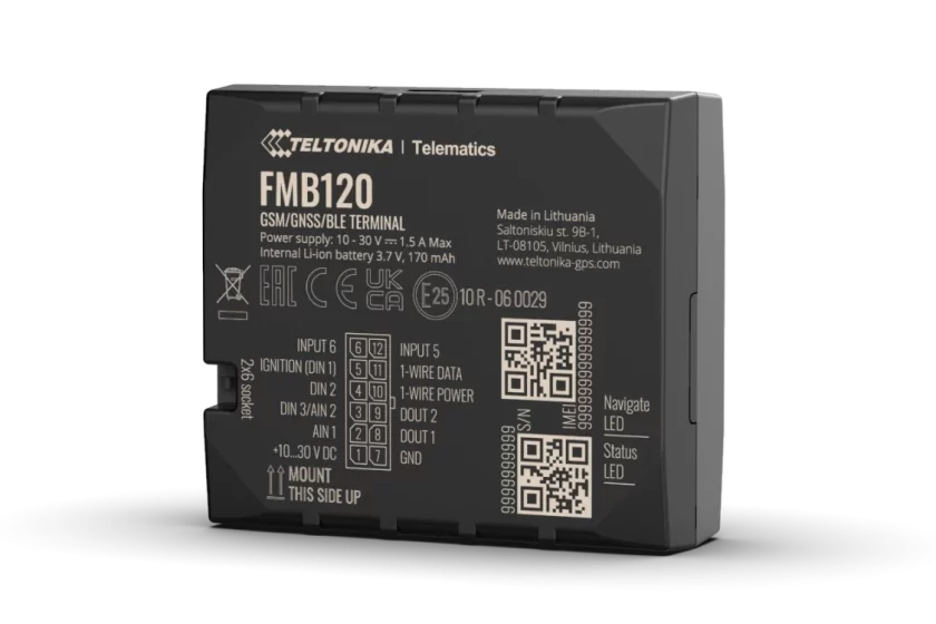 ربط جهاز التتبع مع هيئة النقل FMB120 بشكل فوري
